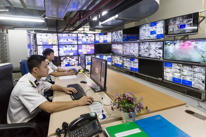 Hệ thống an ninh 24/7 vinhomes hạ long xanh