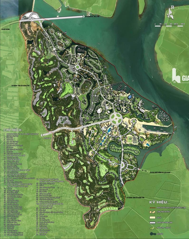Mặt bằng dự án Vinhomes Hạ Long Xanh chi tiết