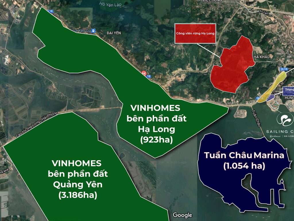 Vị trí Vinhomes Hạ Long Xanh