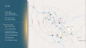 Vị trí dự án Alluvia City Văn Giang Hưng Yên